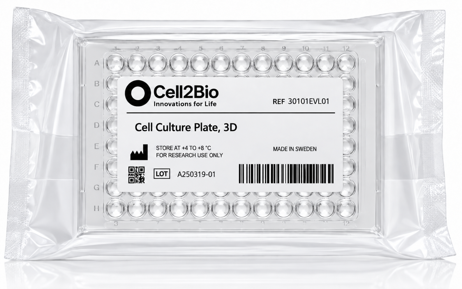 Cell2Bio C2B 3D cell culture plate package