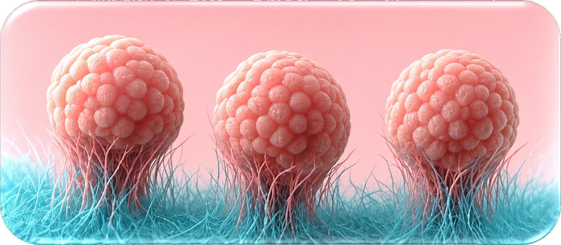 3D spheroids grown on Cell2Bio's nanocellulose fiber surface