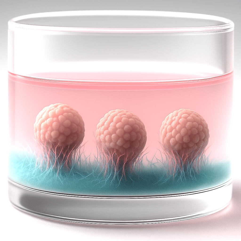3D cell spheroids growing on Cell2Bio's nanocellulose surface